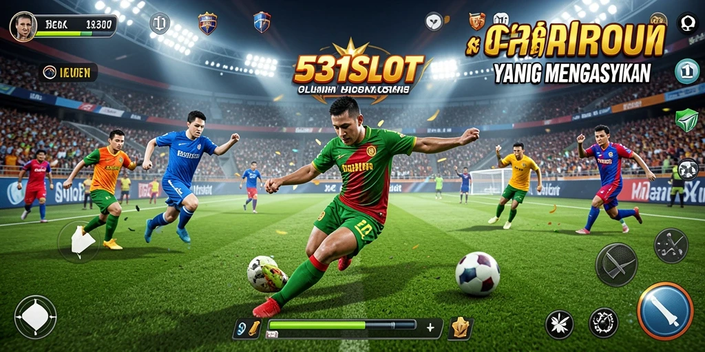Tampilan gameplay seru dalam 531SLOT yang penuh aksi olahraga.