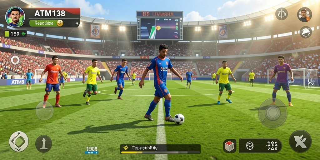 Tampilan gameplay ATM138 dengan aksi seru dan grafis memukau.
