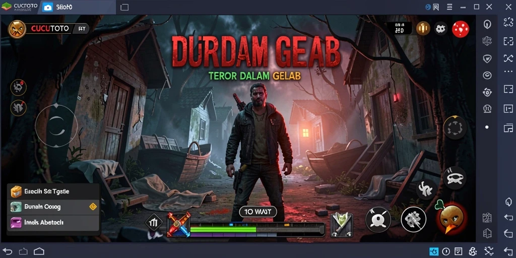 Gameplay CUCUTOTO menampilkan kengerian dan ketegangan yang mendebarkan.