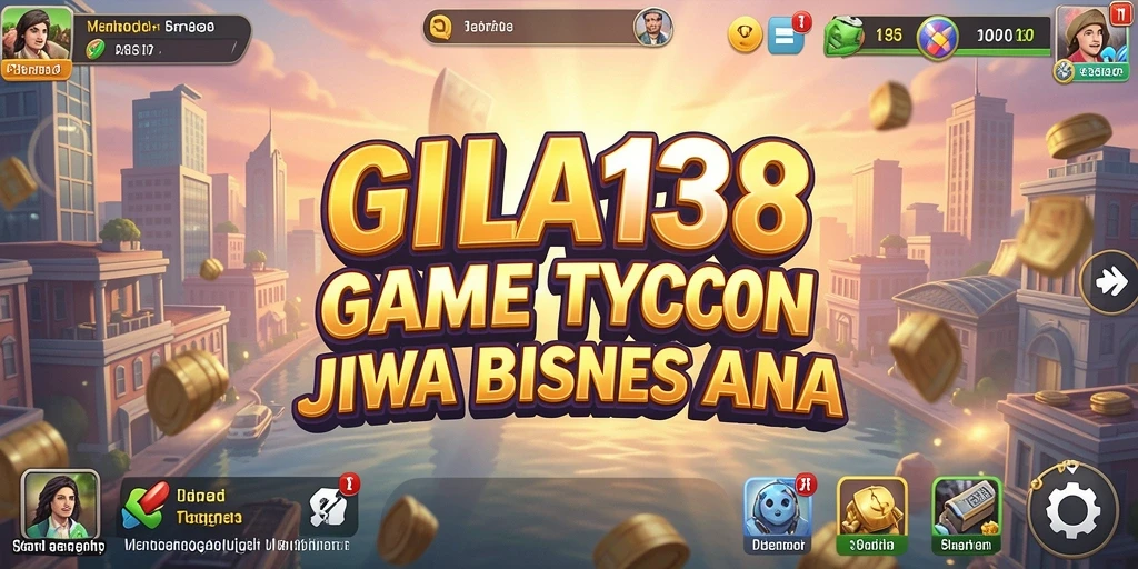 Tampilan gameplay GILA138 yang seru dan mengasah strategi bisnis.