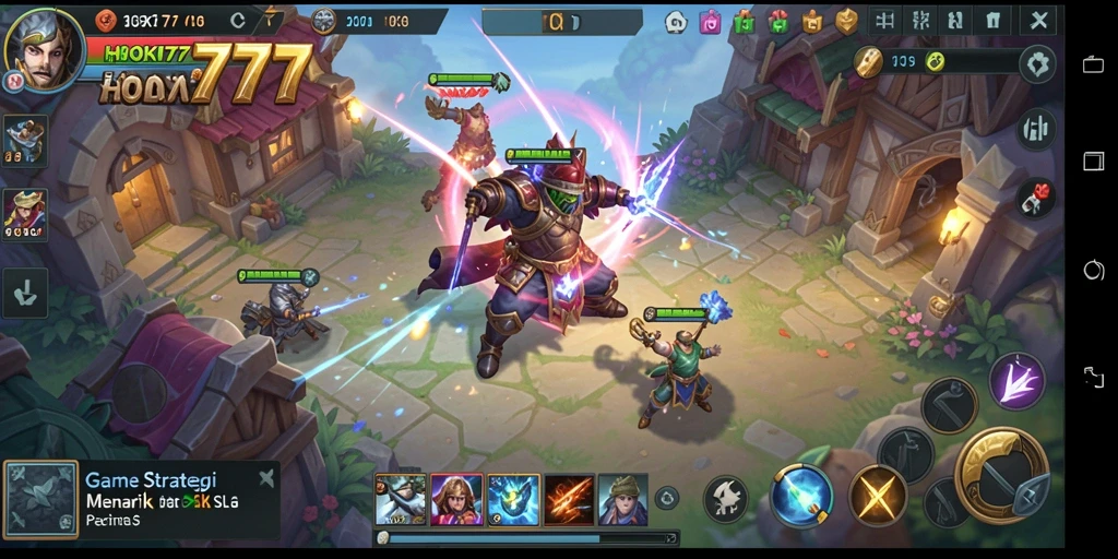 Tampilan gameplay HOKI777 yang seru dan strategis.