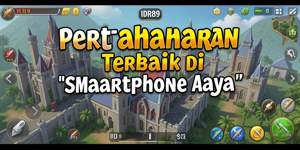 Gameplay seru di IDR89 dengan menara pertahanan yang dinamis.