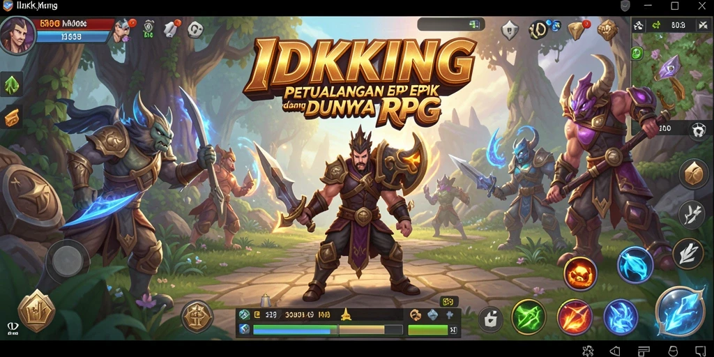 Tampilan gameplay yang menarik dari IDRKING dengan grafik memukau.