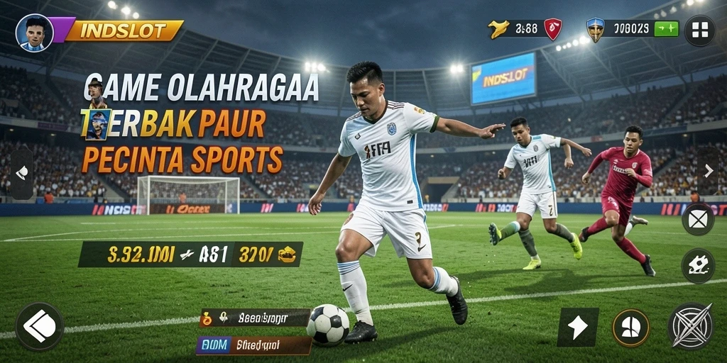 Tampilan dari gameplay seru INDSLOT dengan elemen olahraga yang menarik.