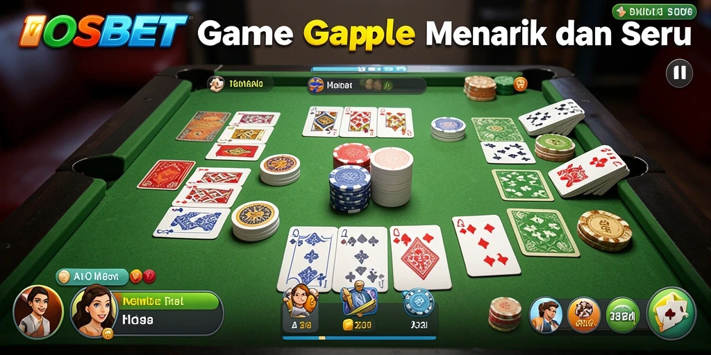 Tampilan gameplay seru dan interaktif di IOSBET.