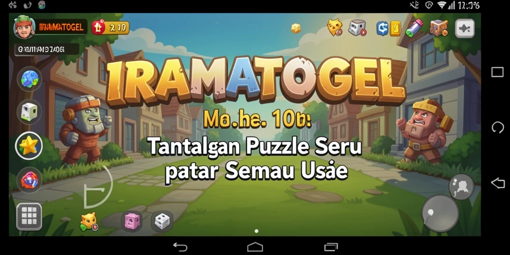 Tampilan gameplay <strong>IRAMATOGEL</strong> yang menantang dan penuh warna.
