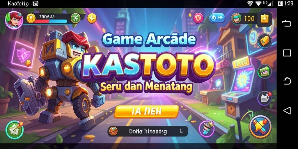 Tampilan gameplay KASTOTO yang seru dan interaktif.