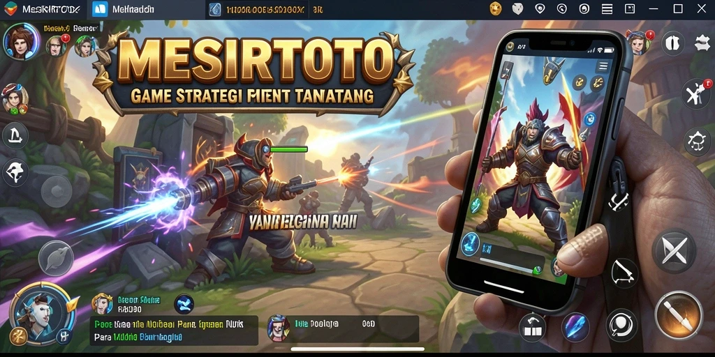 Screenshot MESIRTOTO menampilkan gameplay strategi yang menegangkan dan mendalam.