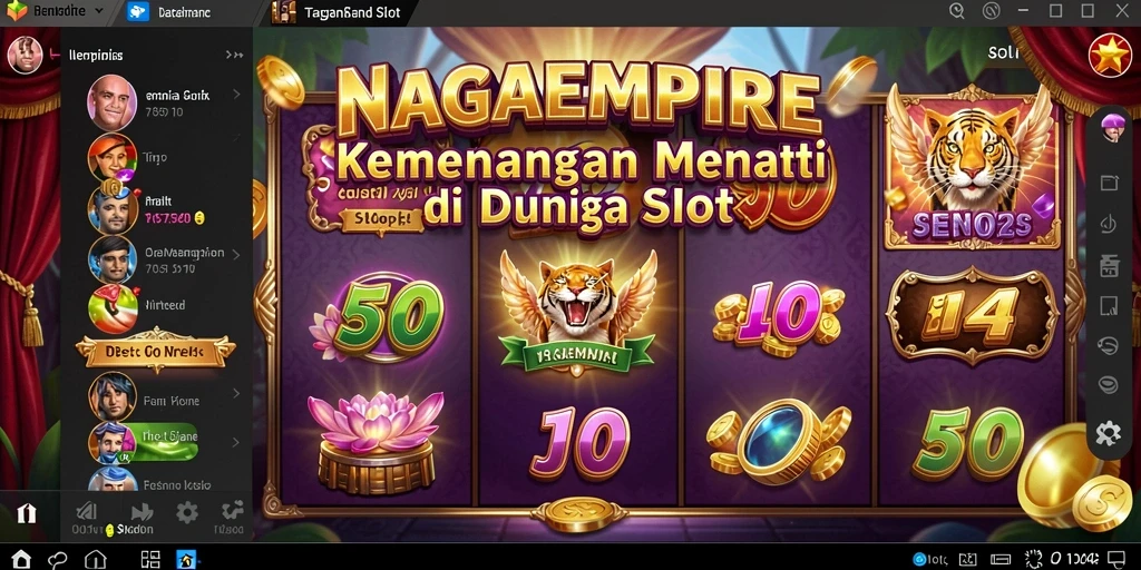 Tampilan gameplay NAGAEMPIRE yang menarik dan mendebarkan.