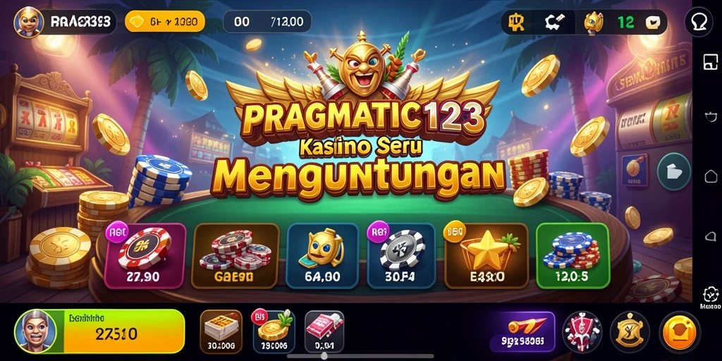Tampilan gameplay PRAGMATIC123 yang menawan di kasino virtual.