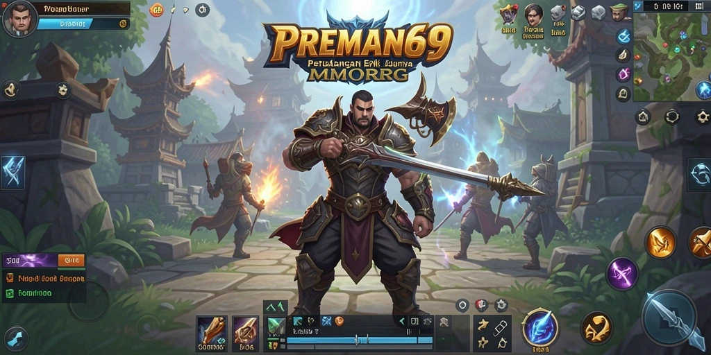 Tampilan spektakuler dari gameplay <strong>PREMAN69</strong> yang mengesankan di dunia MMORPG.