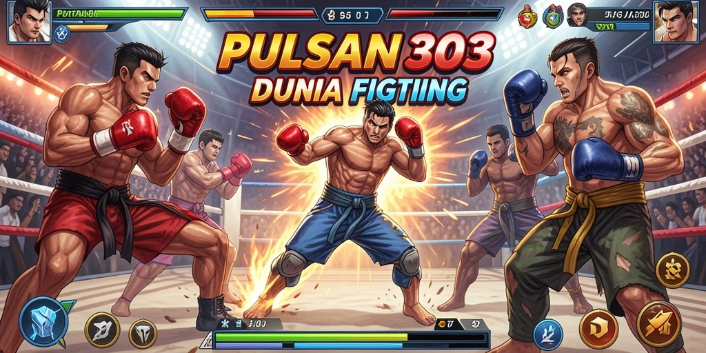 Screenshot PULSA303 menampilkan pertarungan epic antara karakter dengan efek visual yang menawan.
