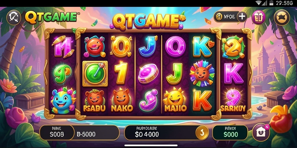 Screenshot gameplay QTGAME yang menampilkan keseruan permainan Slot.