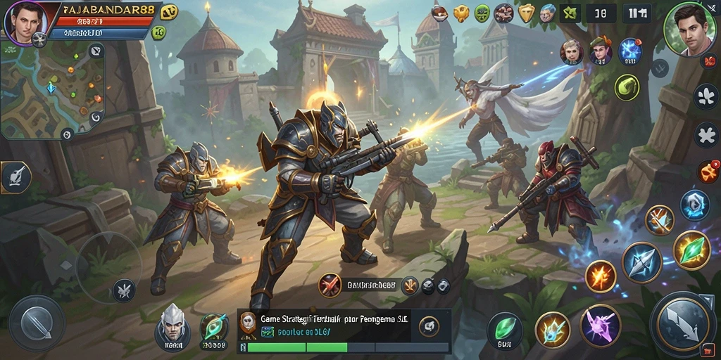 Tampilan gameplay menarik dan menantang di RAJABANDAR88.
