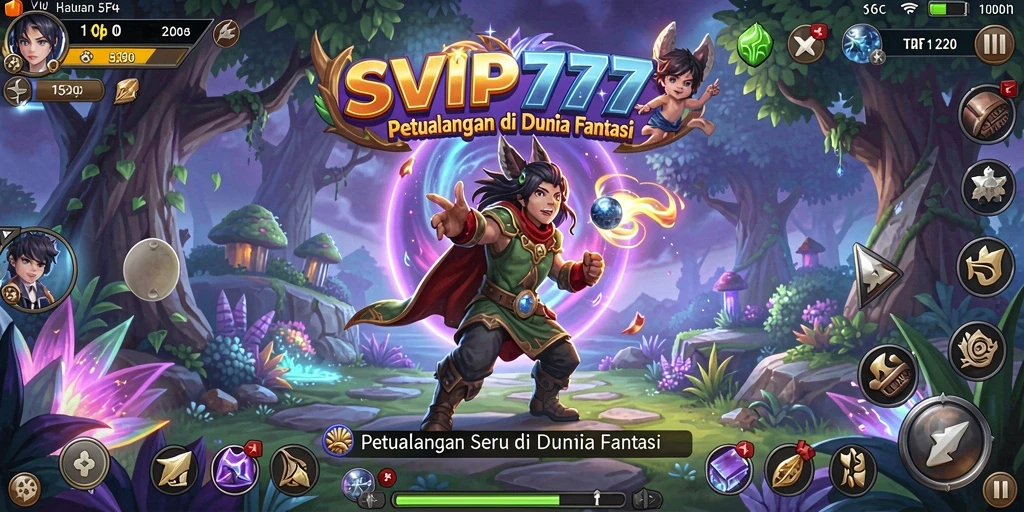 Screenshot gameplay SVIP777 dengan visual menakjubkan dan petualangan seru.