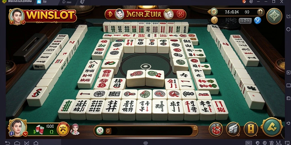 Gameplay menawan WINSLOT menampilkan suasana Mahjong yang menarik.